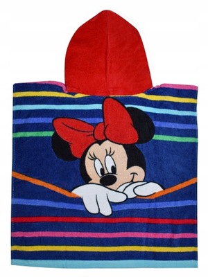 MYSZKA MINNIE Ręcznik kąpielowy Bawełniany PONCHO