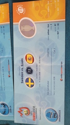 Bilet Szwecja - Hiszpania Euro 2008