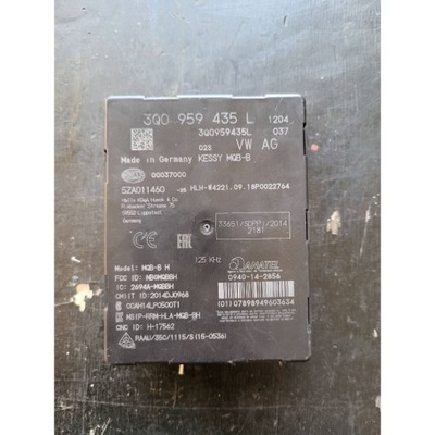 Модуль бесключевой kessy skoda superb b8 3v 3q0959435l фото №1