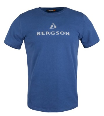 Męska koszulka BERGSON T2212 t-shirt sportowy XL granatowy