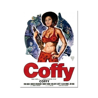 MAGNES NA LODÓWKĘ RETRO PREZENT MOVIE ART COFFY