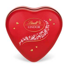 Czekoladki na prezent Lindt LINDOR Serce praliny czekolada mleczna 50g