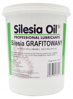 SMAR GRAFITOWANY 0,8KG SILESIA OIL GRAFITOWY