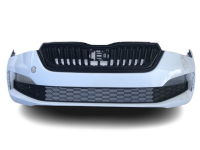 Бампер перед передній решітка радіатора skoda scala 657 2019 - фото №1