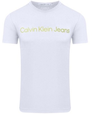 Calvin Klein Jeans t-shirt J30J322344 YAF biały S