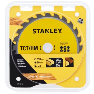 STANLEY TARCZA WĘGLIK TCT/HM 210x30mm 40z