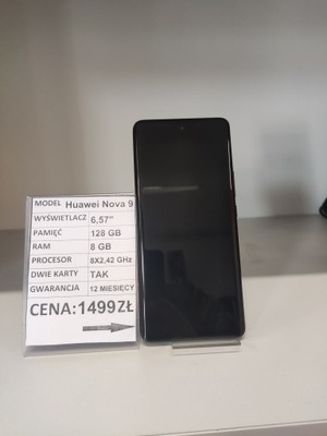 Smartfon Huawei Nova 9 8 GB / 128 GB czarny