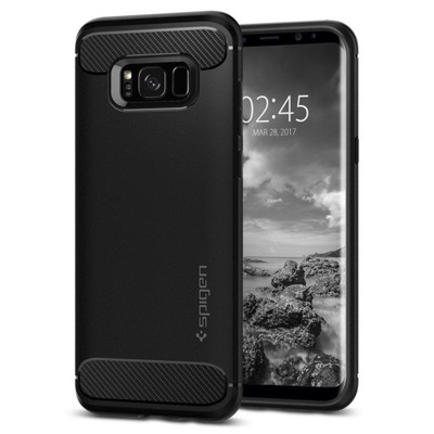 ETUI DO GALAXY S8 SPIGEN RUGGED ARMOR CZARNY