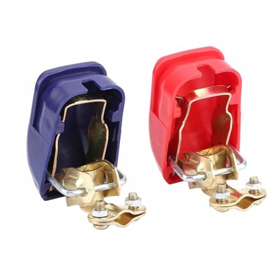 2x клеми акумулятор самозатискні супортів фото №1