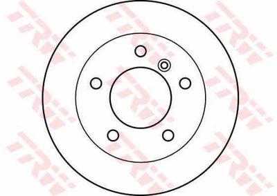 DISCS BRAKE REAR TRW DF4088S  