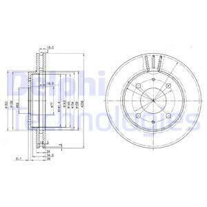 DISCO DE FRENADO BG3202  