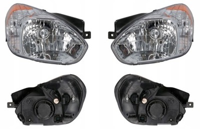 Фара лампа hyundai accent 06-10 l+p tyc фото №1