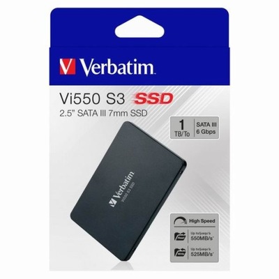 Interný SSD disk Verbatim interný SATA III, 1000GB, GB, 1TB, Vi550, 4