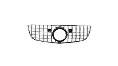 RADIATOR GRILLE SPORTS TYPE GT CHROME & BLACK CAMERA MERCEDES GLS (X166) FACELIFT 2016-  