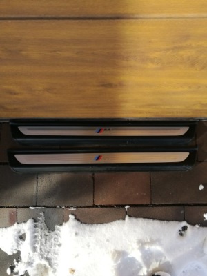 Bmw 6 f12 m-pakiet-listwy накладки порогові комплект фото №1