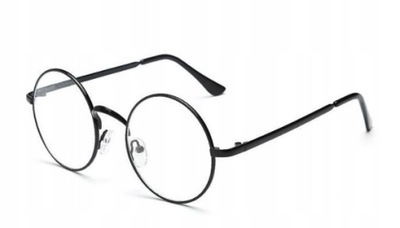 OKULARY ZERÓWKI NERDY LENONKI HARRY POTTER OKRĄGŁE