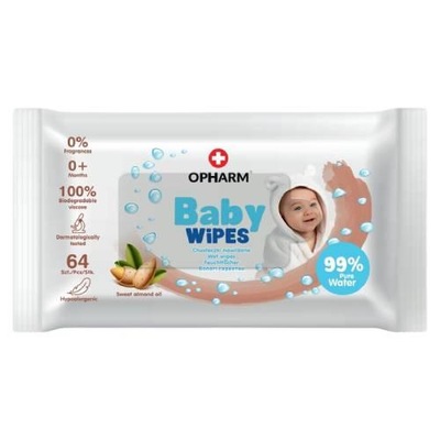 OPHARM Baby Wipes Oil Almond Chusteczki nawilżane