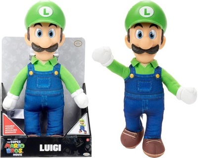 SUPER MARIO BROS Movie Film Pluszak Luigi 38cm