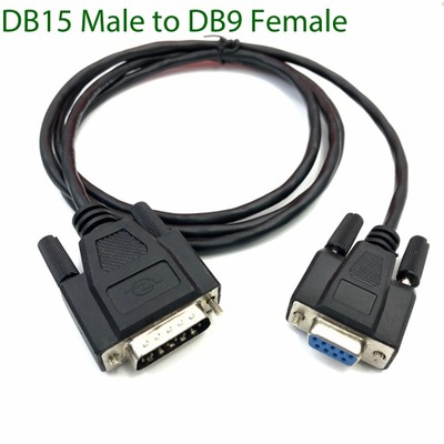 Dostosowane DB9 żeńskie do DB15 mężczyzna DB15 do