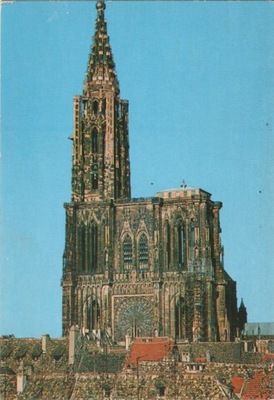 FRANCJA - STRASBOURG - KATEDRA - WIDOK - 1975R