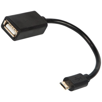 ADAPTER micro USB na USB A PRZEJŚCIÓWKA kabel OTG