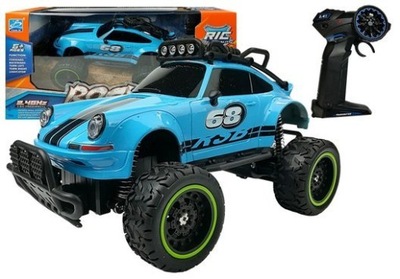 Auto Zdalnie Sterowane R/C Beetle Niebieskie 2.4G