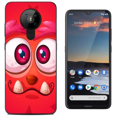 ETUI PLECKI FOTO Case OBUDOWA Pokrowiec JAKOŚĆ WZORY SZKŁO 9H do Nokia 5.3