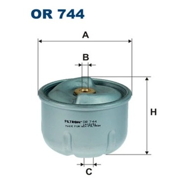 FILTRO ACEITES FILTRON OR 744  