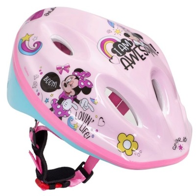 KASK SPORTOWY ROWEROWY DLA DZIEWCZYNKI DZIECI MYSZKA MINNIE 52-56