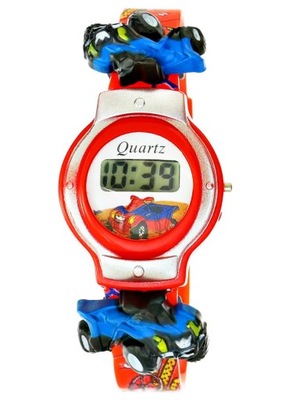 Zegarek Dziecięcy Quartz TDC7-2 Samochód idealny na Prezent dla Dziecka