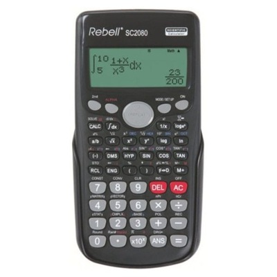 Rebell Kalkulator RE-SC2080S, czarna, nawukowy, wy