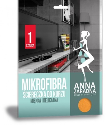 Mikrofibra ściereczka do kurzu 1szt pomarańczowy