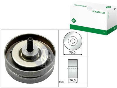 Ina ролик ремінь vw lt 28-35 ii 2.8 tdi 2db. 2de. фото №1