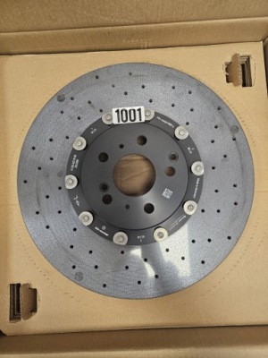 Диск керамічна mercedes w223 w232 задня задня ліва rear brake disc left фото №1