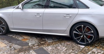 Молдинг порог на порог левая audi a4 b8 s-line lx7w фото №1