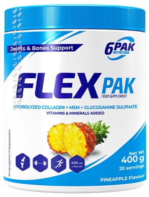 6PAK FLEX PAK 400g NA STAWY KOMPLEKS 10 SKŁADNIKÓW