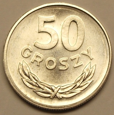 50 gr groszy 1983. Mennicze piękne