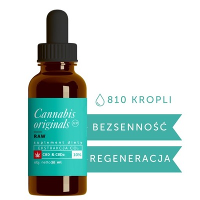 Olejek konopny CBD 10 % Cannabis Sativa 30 ml