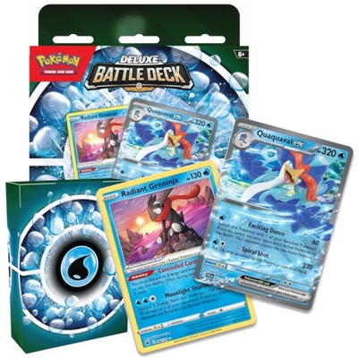 POKEMON TCG DELUXE BATTLE DECK QUAQUAVAL EX ZESTAW