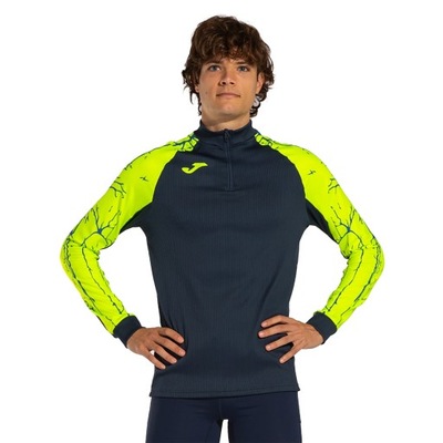 Bluza do biegania męska Joma Elite IX fluor yellow XL