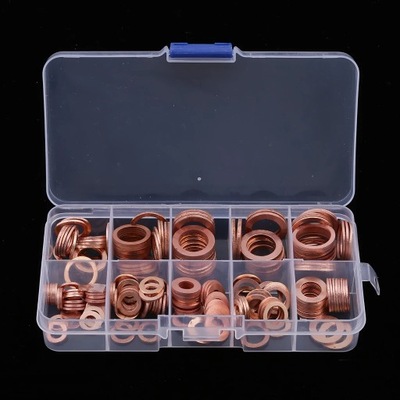 200 PIECES COPPER PAD GASKET BOLT Z SCREW SET PLAS~0037  