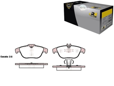 ZAPATAS DE FRENADO MERCEDES C-KLASA W204 17.9MM WVA2  