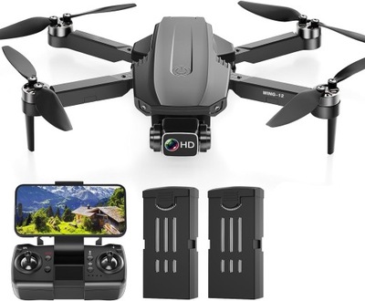 WipKviey dron z kamerą 4K Wing-12 GPS 5G WiFi 50 minut LOTU Bezszczotkowy