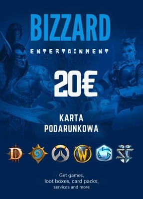 Battle.net 20 EUR Karta podarunkowa Blizzard