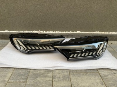 Лампы audi q7 4m lift full led matrix левая правая фото №1