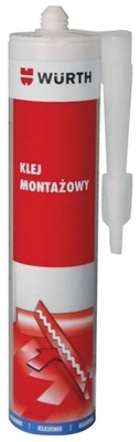 WURTH KLEJ MONTAŻOWY DO LISTEW PANELI DREWNA 310ML