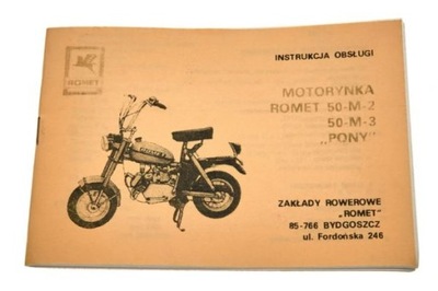 LIBRO MANUAL ROMET MOTORYNKA 50M-2 50M-3 P  