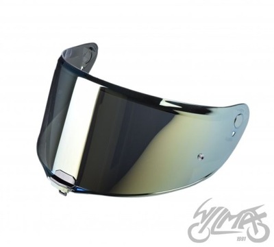 VENTANAS CASCO FF811 LUSTRZANKA DORADA  