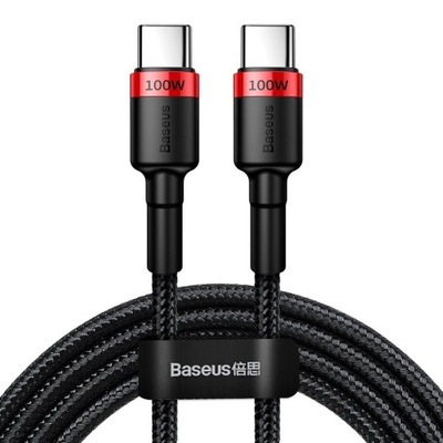 Baseus Kabel Przewód USB-C do USB-C QC 100W 5A 2m