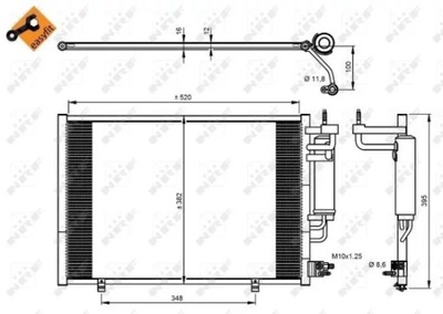 350205 RADUADOR KLIMAT. FORD  